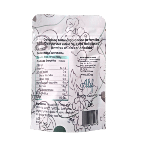 GUMMIES, Gomitas sin azucar, 10 sobres con 40gr c/u - Imagen 2