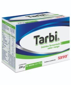TARBI, Gelatina fermentada sabor mago 14 sobres