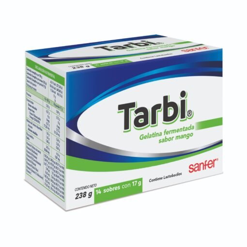 TARBI, Gelatina fermentada sabor mago 14 sobres